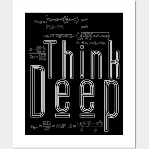 Think deep Wall Art by djmrice